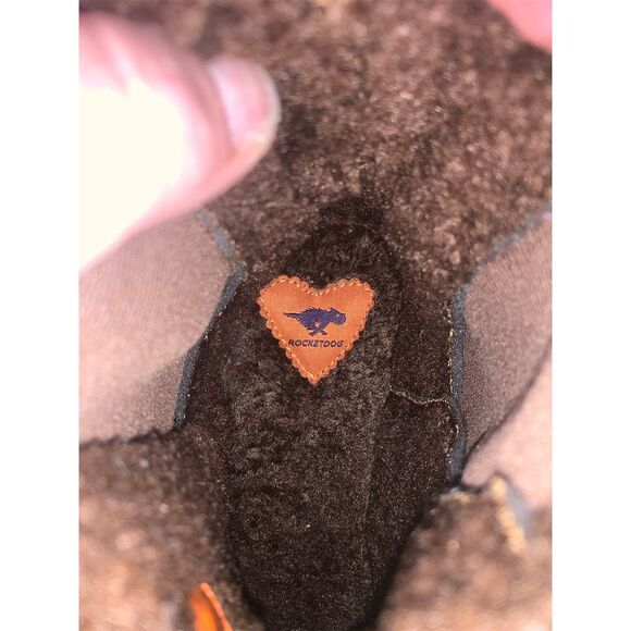 Rocket Dog Brown Suede Platform Chelsea Boots Unisex Size 10 Casual Slip On - Picture 8 of 8